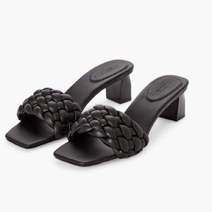 JUSTFAB Dress Sandals Tonika Black 9.5 New w/ tag